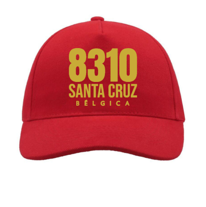CAP GOLD ON RED 8310 SANTA CRUZ