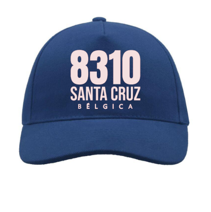 CAP WHITE ON BLUE 8310 SANTA CRUZ