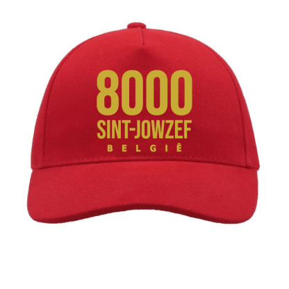 NEIGHBOURHOODIES CAP GOLD ON RED 8000 SINT JOWZEF