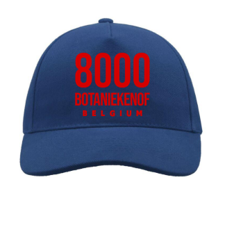 NEIGHBOURHOODIES CAP RED ON BLUE PET 8000 BOTANIEKENOF