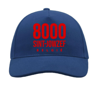 NEIGHBOURHOODIES CAP RED ON BLUE 8000 SINT JOWZEF
