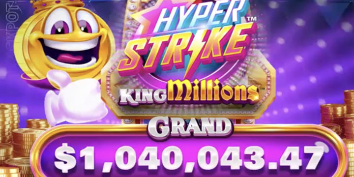 1st King Millions jackpot slot machine winner in 2024