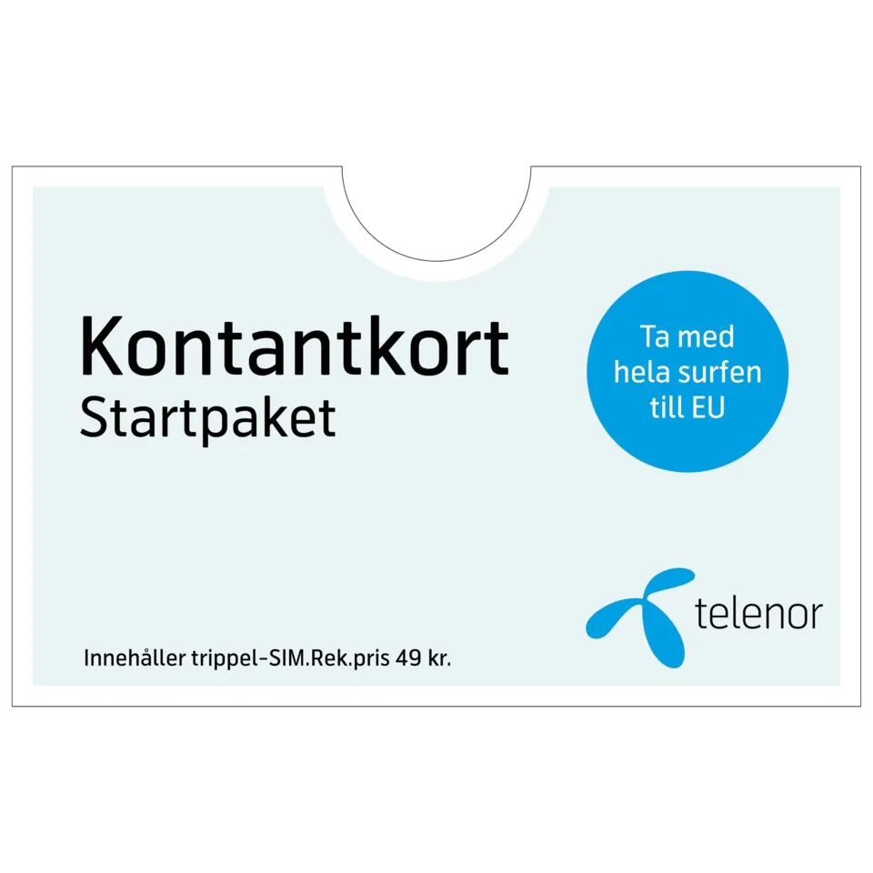 Telenor Kontant Startpaket