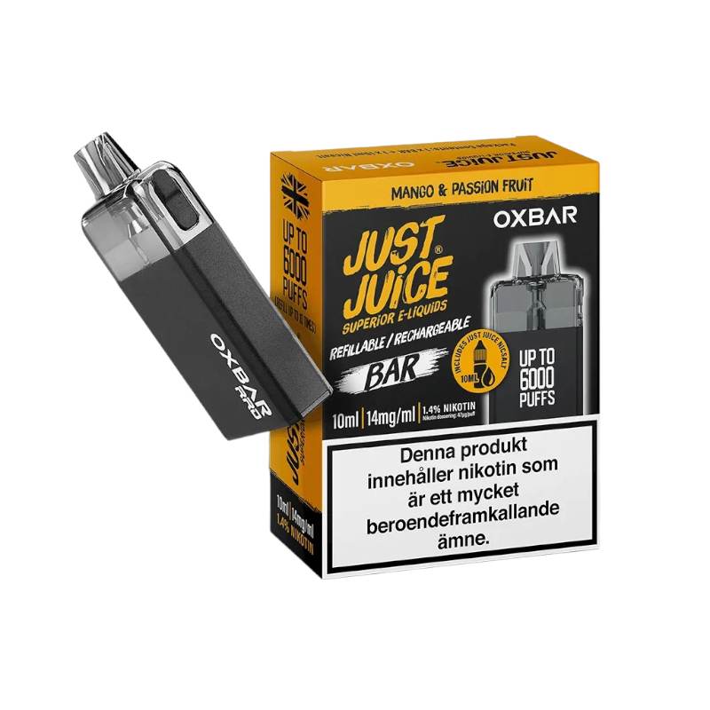 Just Juice Oxbar | Mango & Passionfruit | 2ml 14mg