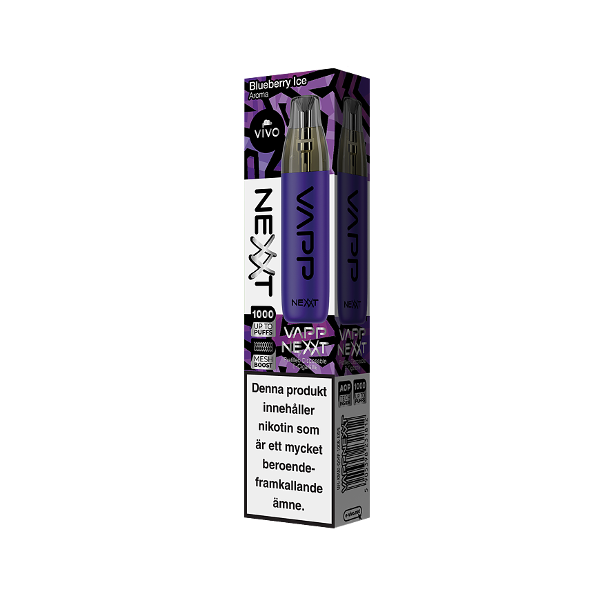 VAPP NEXXT PRO   Blueberry Ice 20MG 1000 PUFF