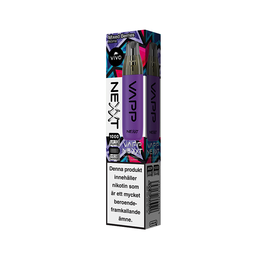 VAPP NEXXT PRO  Mixed Berry 20MG 1000 PUFF