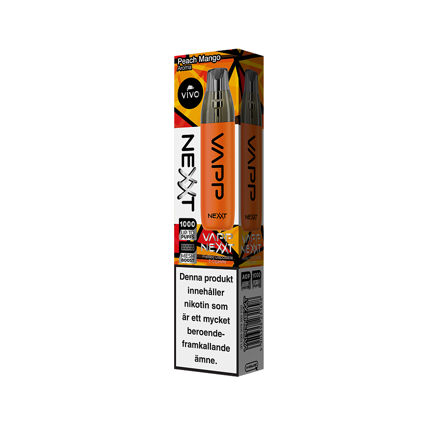 VAPP NEXXT PRO  Peach Mango 20MG 1000 PUFF