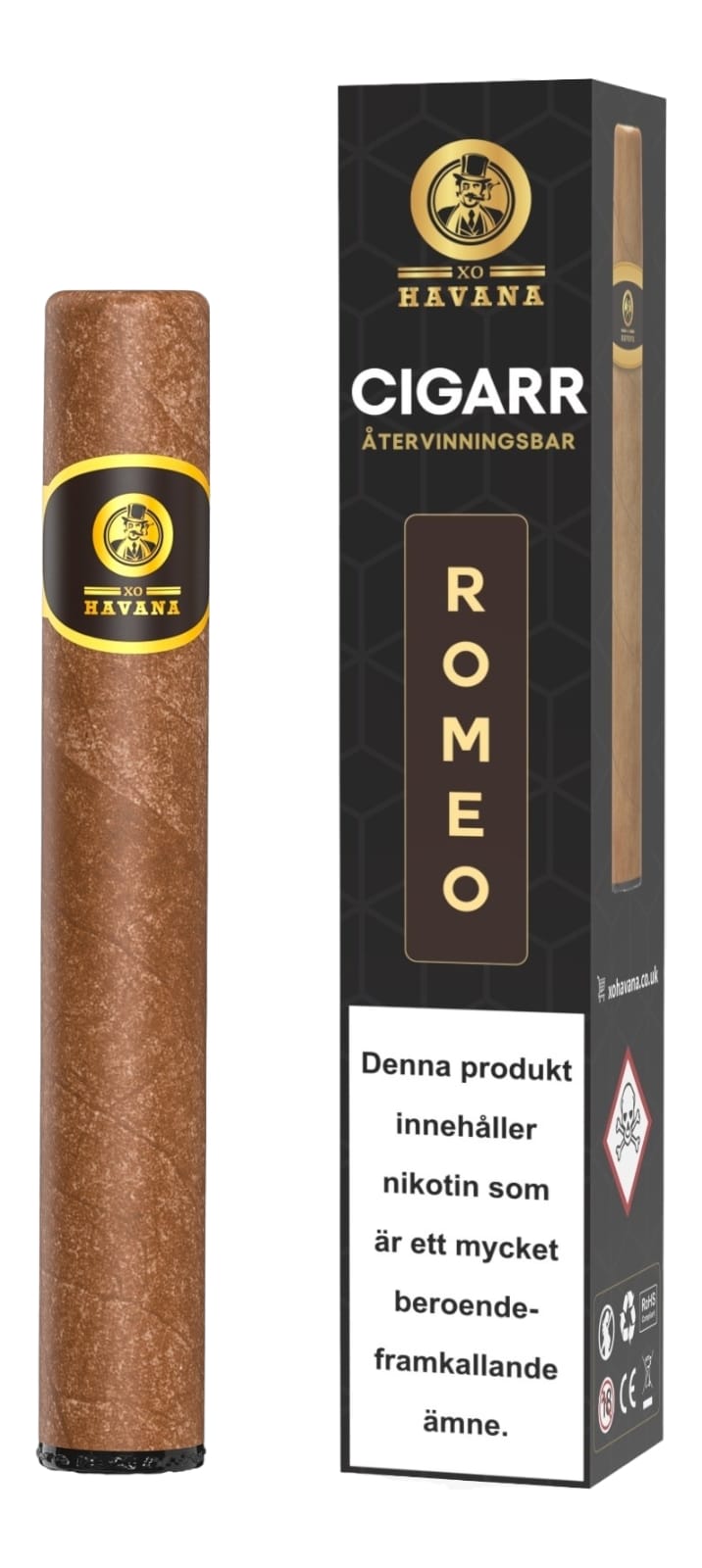 XO HAVANA – CIGARR ENGÅNGSVAPE – ROMEO