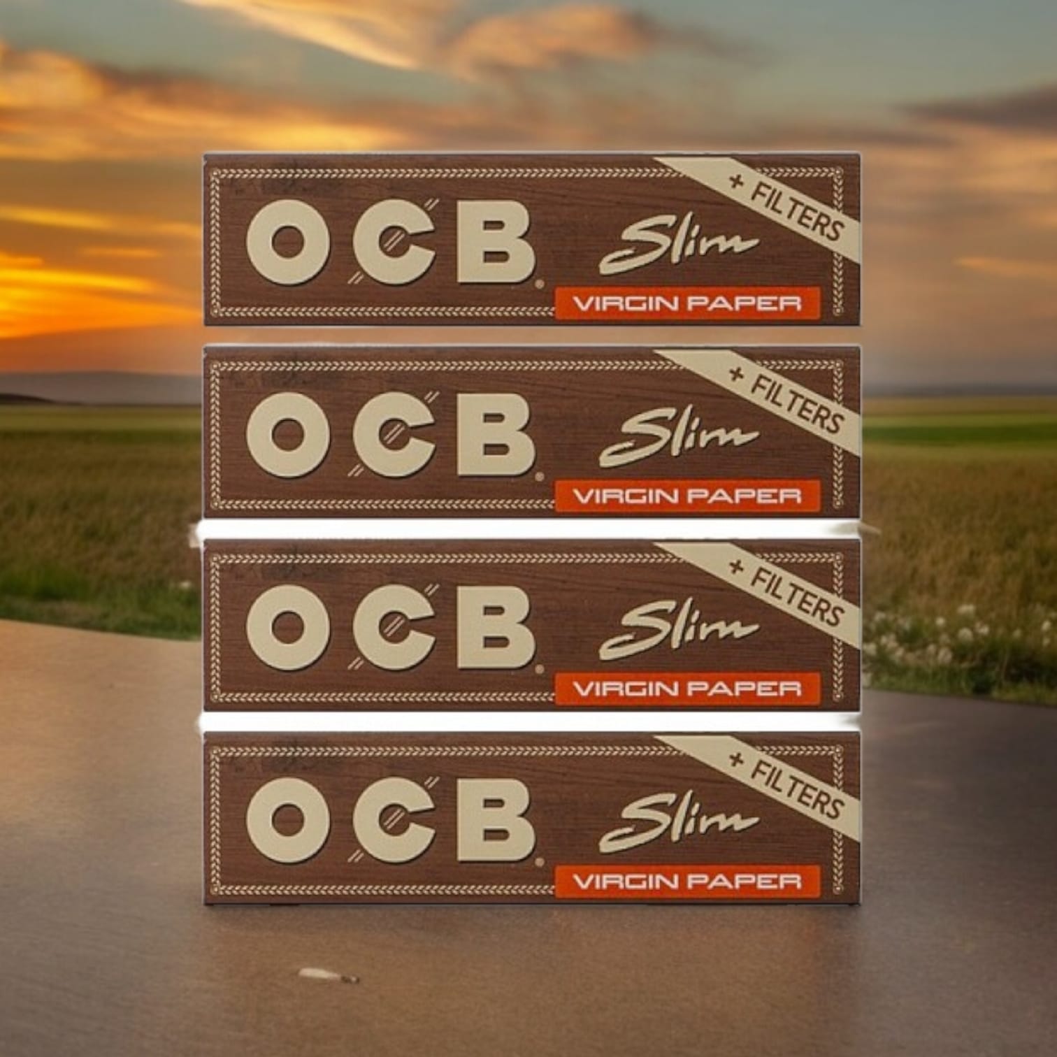 OCB VIRGIN SLIM + FILTER 4 pack