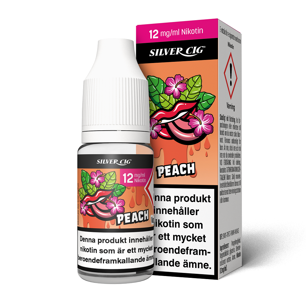 Peach SilverCig 12mg 10ml