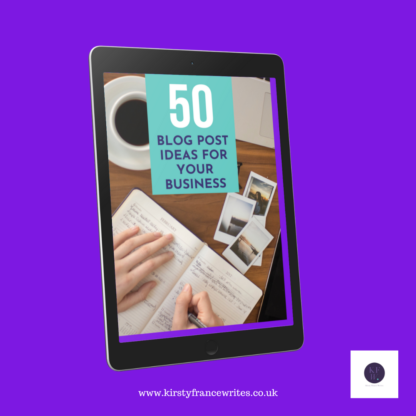 50 blog post ideas shop image