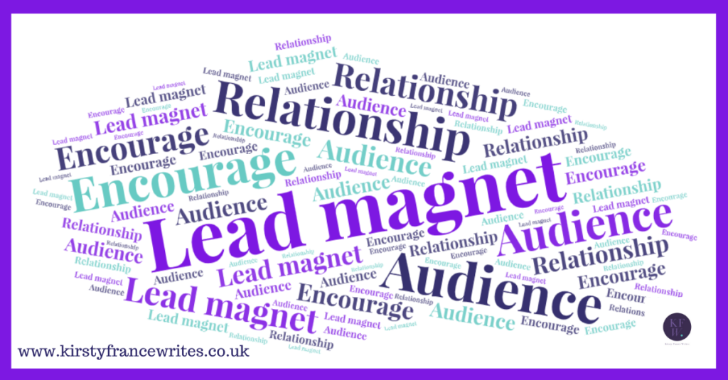 Lead magnets word cloud