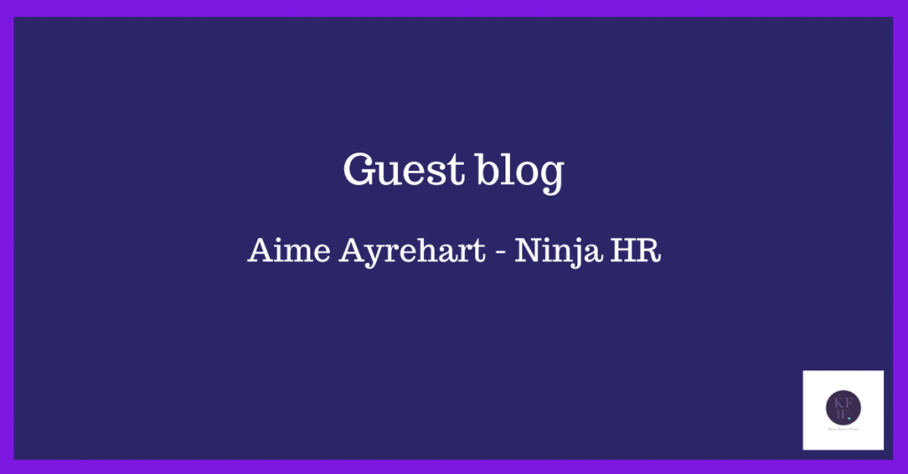 Aime Ayrehart from Ninja HR writes about being a lazy entrepreneur