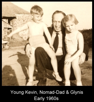 Young Kevin with Nomad Dad & Glynis