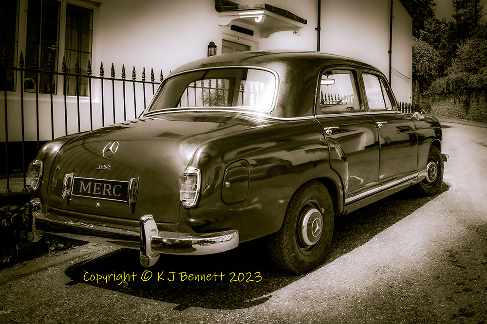 Mercedes-Benz 190 Ponton Sedan - Rear View