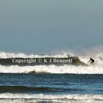 Bude, Cornwall - Lone Surfer