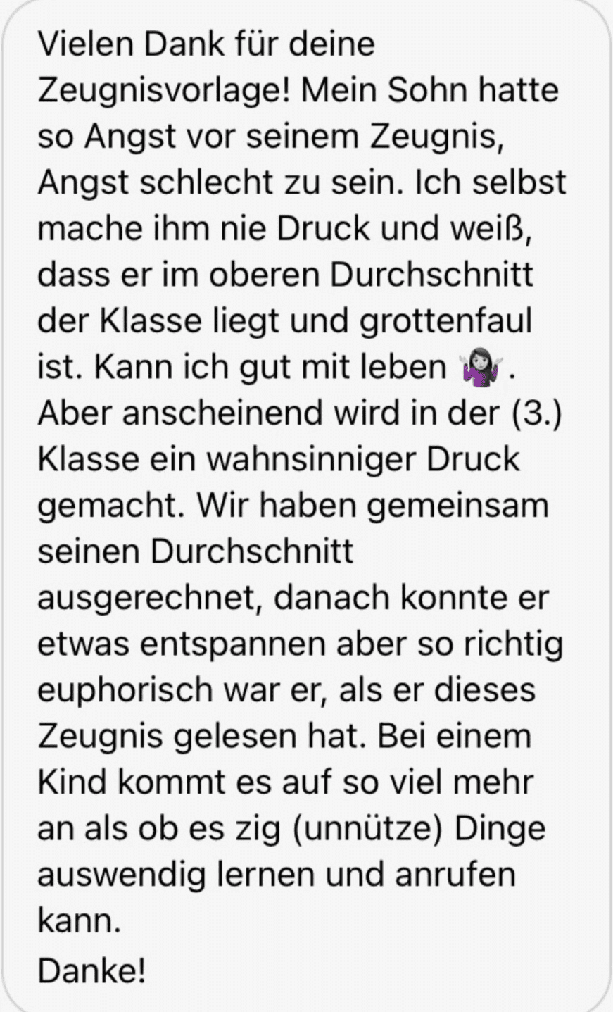 klassenheld | Kundenstimmen Feedback Erfahrungen Zeugnis 13