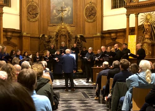 Het Melpomene koor bracht hemelse polyfonie in de Sint-Rochuskapel
