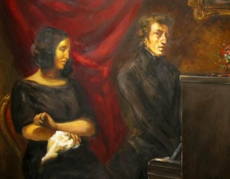 Frédéric Chopin en George Sand