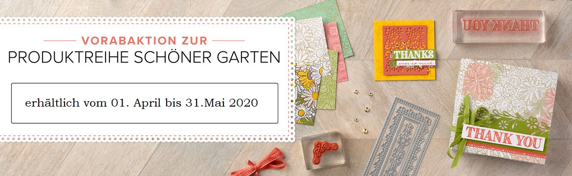 Produktreihe “Schöner Garten” ab 01. April erhältlich