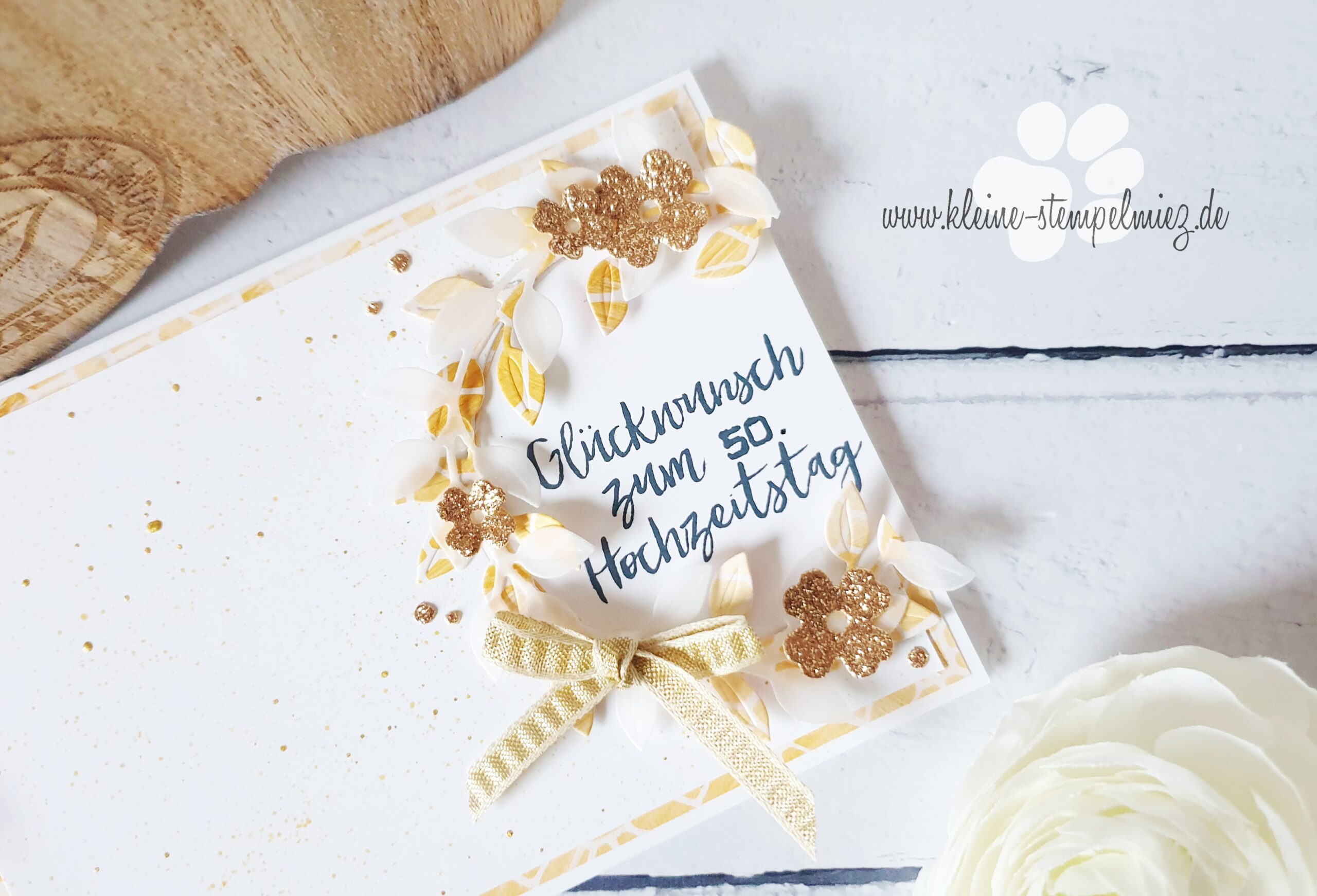 Karte zur Goldenen Hochzeit