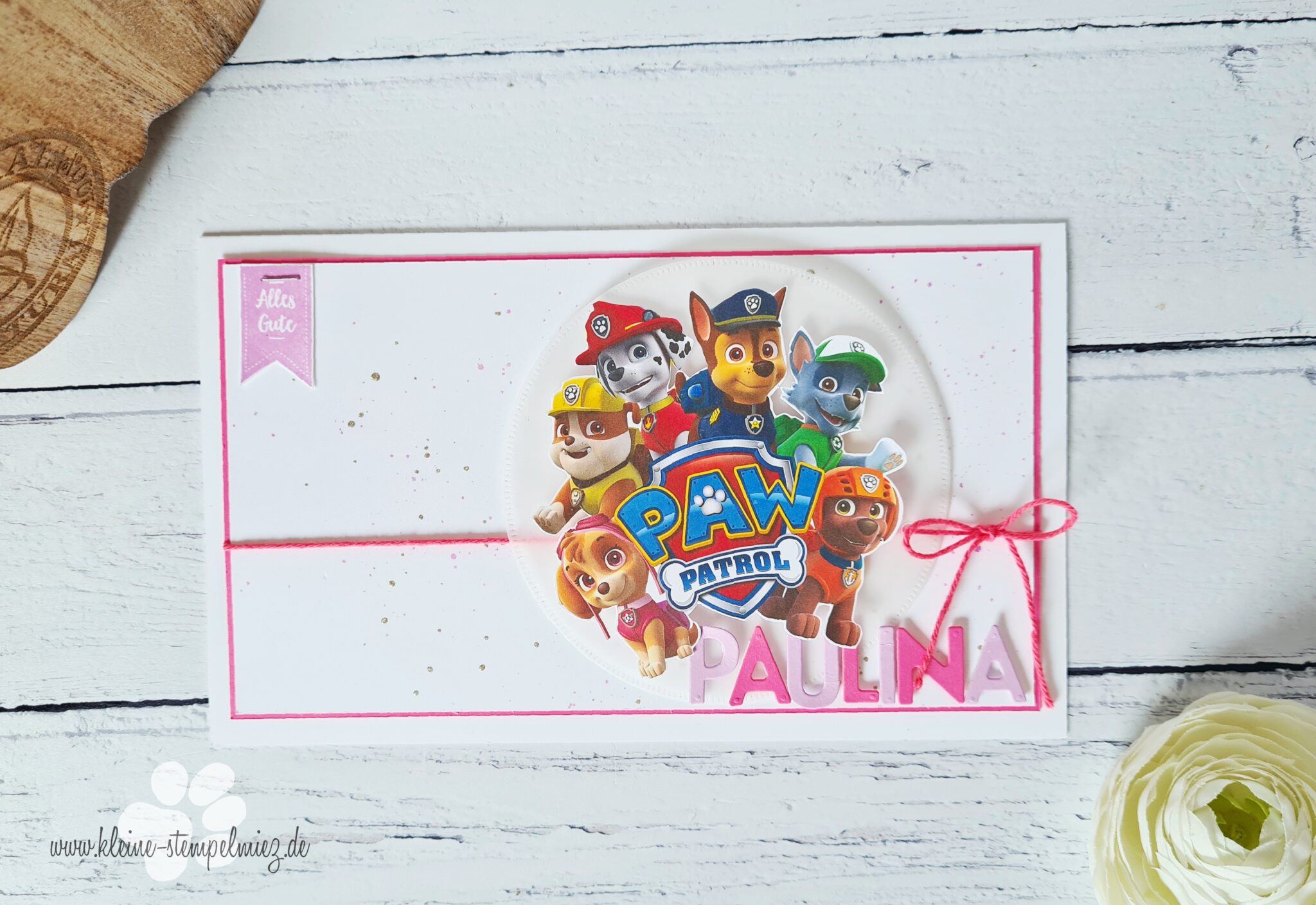 Paw Patrol Geburtstagskarte | Kleine Stempelmiez – Basteln aus Liebe