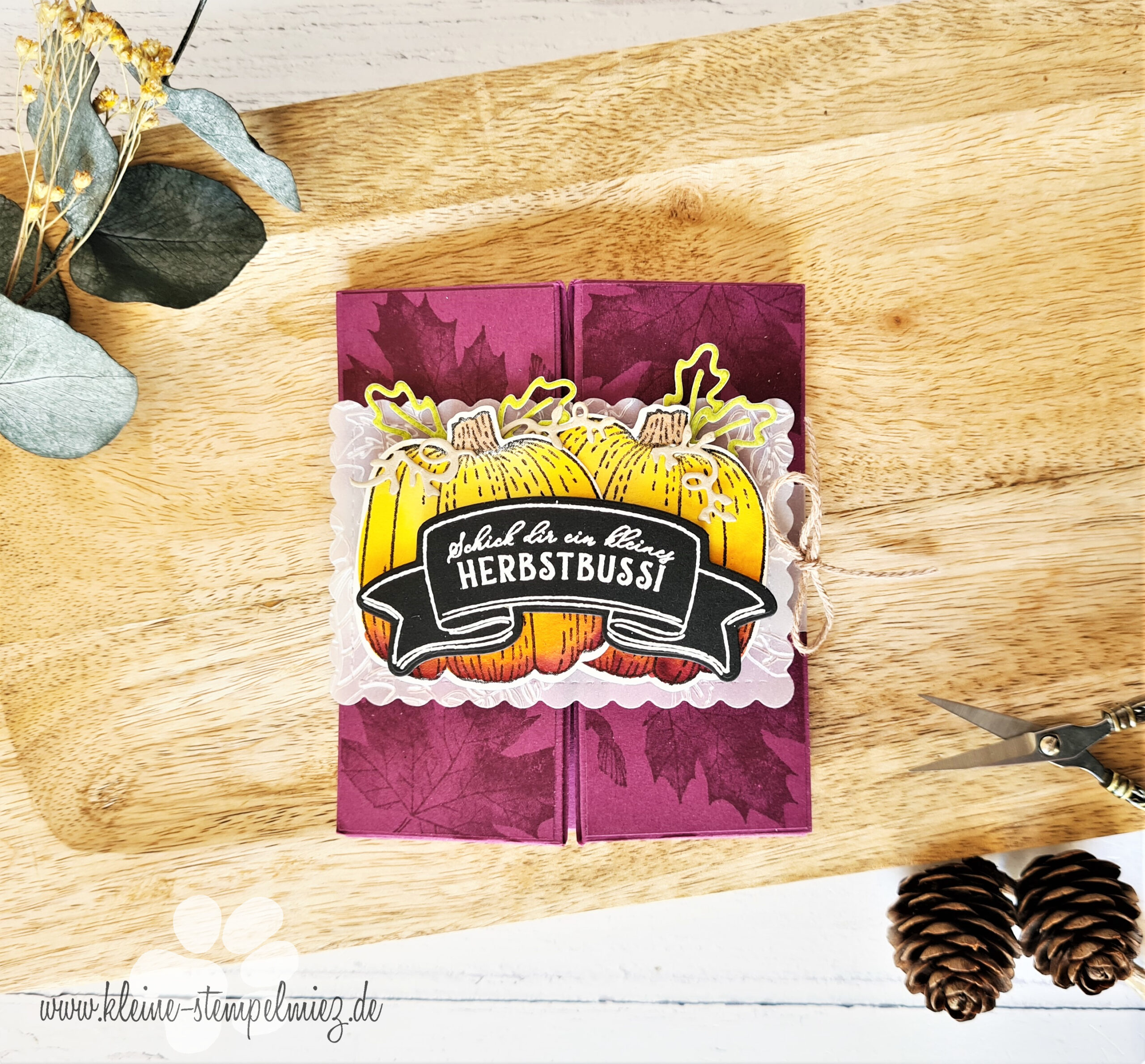 Insta-Hop vom Team Stempeldochmal – Fun Fold Card Herbst / Halloween