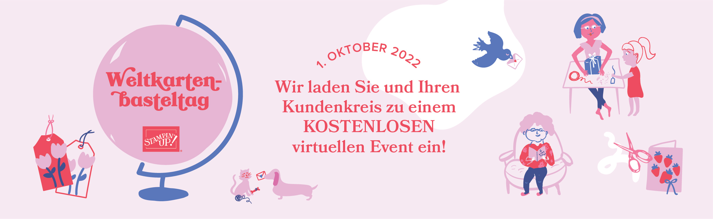 Aktion und Online Event zum Weltkartenbasteltag