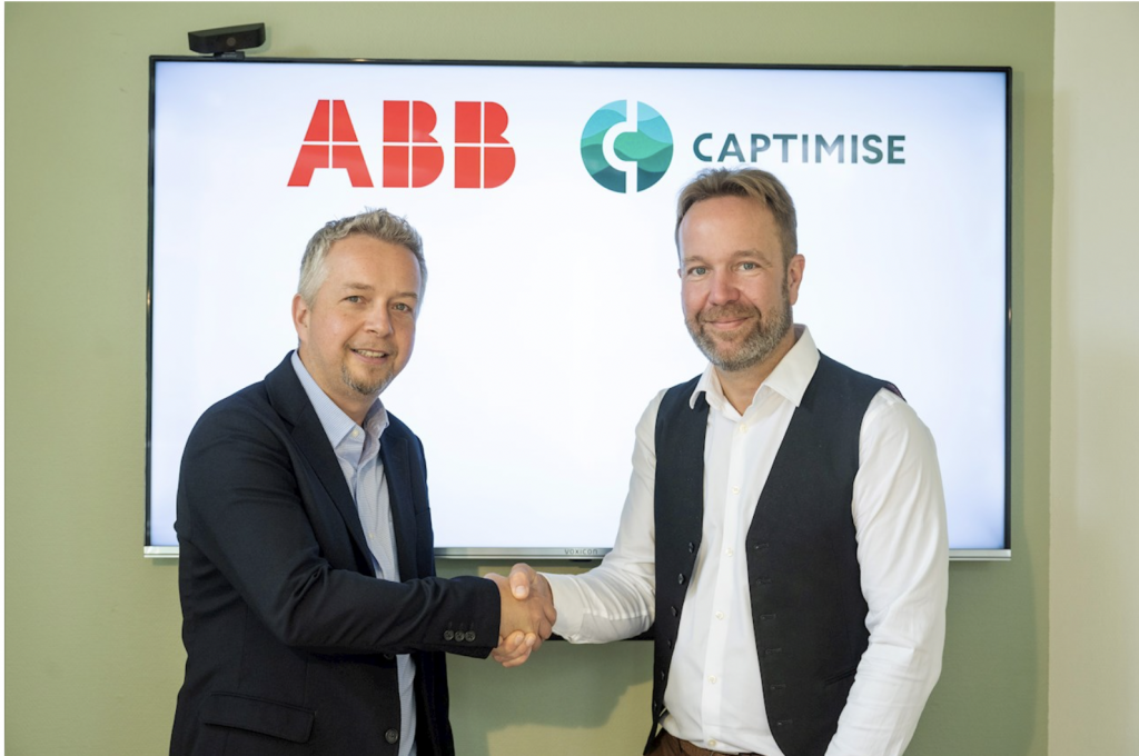 Leaders from the two companies have agreed to use their solutions that exist today to drive change for customers. Image Captimise and ABB