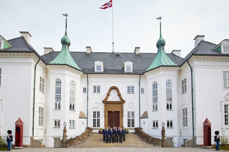 Fælles billede foran marselisborg slot