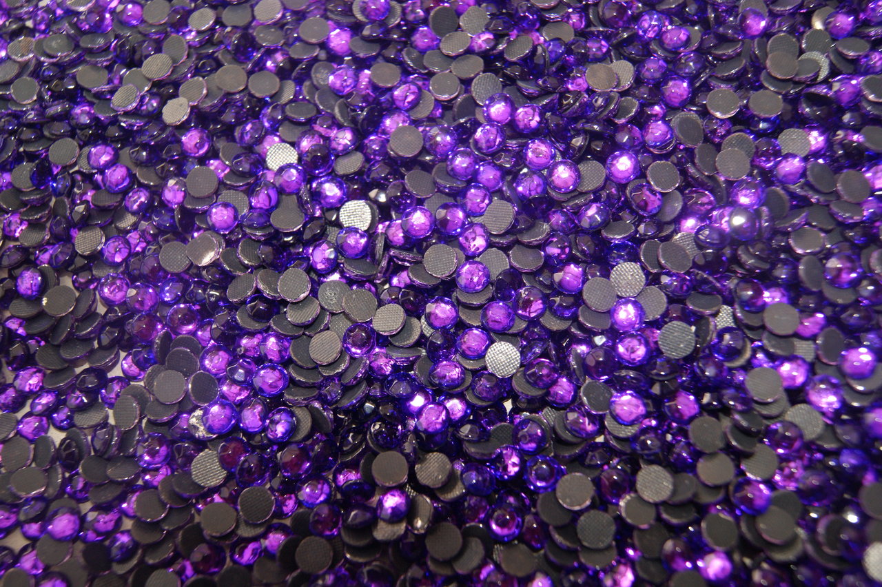 Ref 232 - 1000 Strass Thermocollant (ss6) Violet