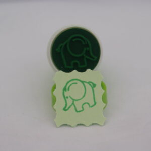 Ref 861-Elephant – Tampons differentes formes : Elephant Vert