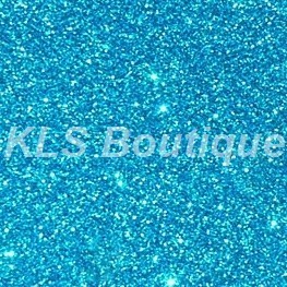 Feuille Flock Thermocollant Bleu Clair Pailleté 30×20 cm