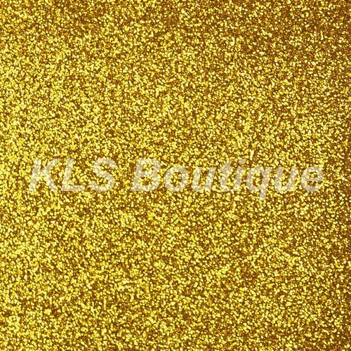 Feuille thermocollante Or Jaune Pailleté 30x20cm certifiée OEKO-TEX pour découpe plotter Cricut Silhouette XTOOL
