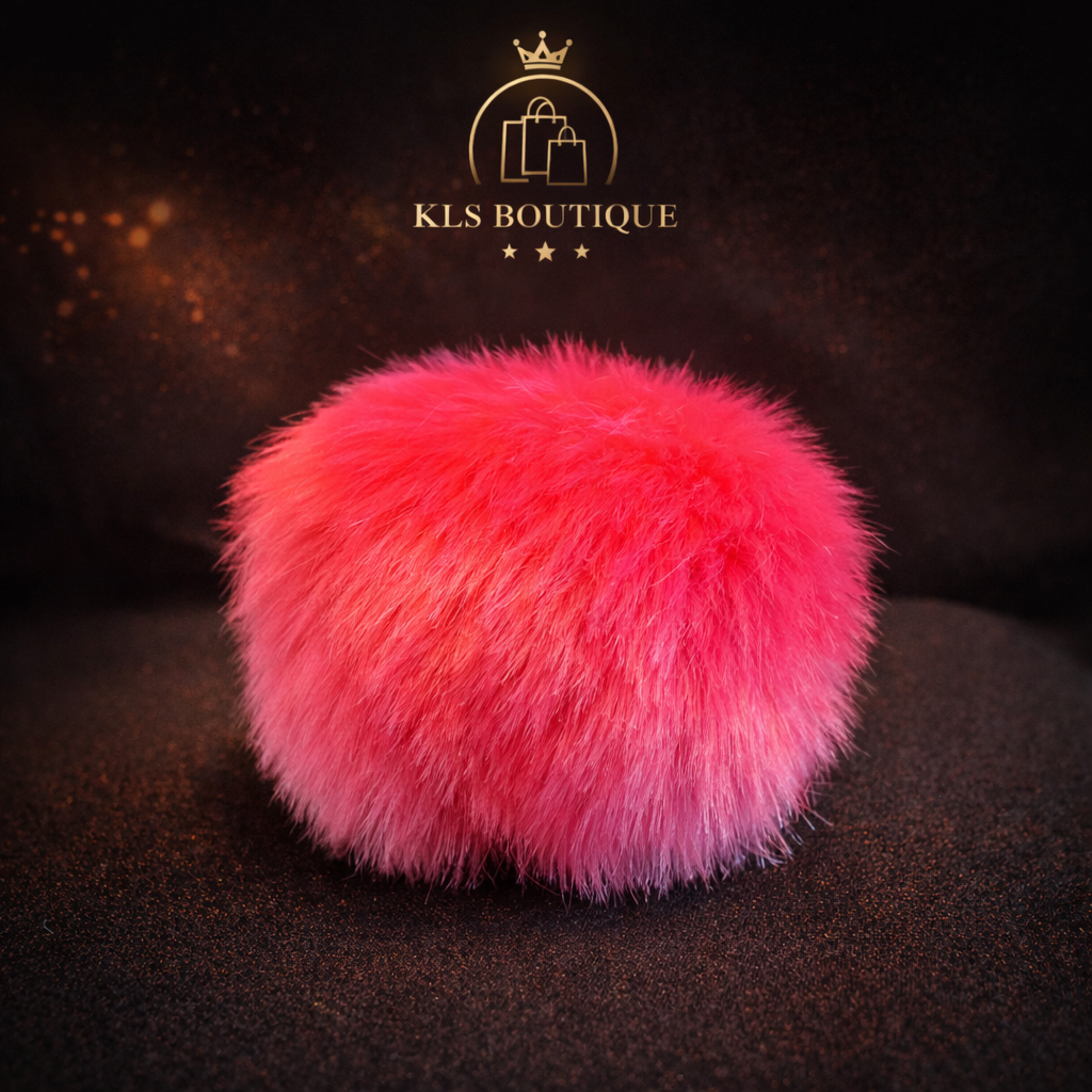 Ref 178 - Pompon XXL Fuchsia 10 cm – Ultra Moelleux & Personnalisable