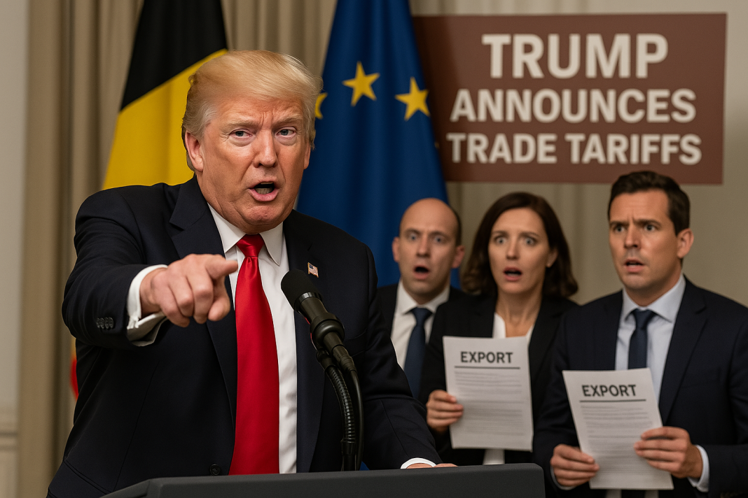 Handelsbom van Trump treft België recht in het hart