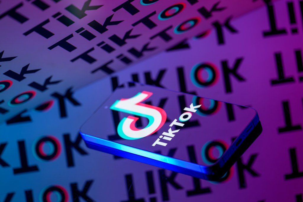 unauthorized AI-generated music - tiktok header