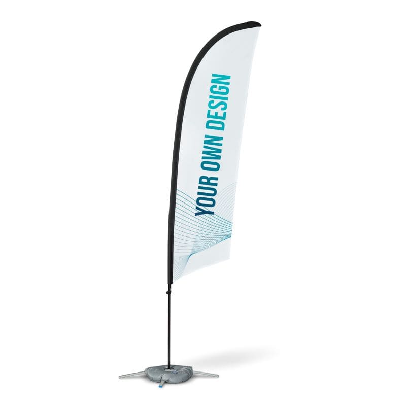 Beachflagga Hajfena M-340 cm