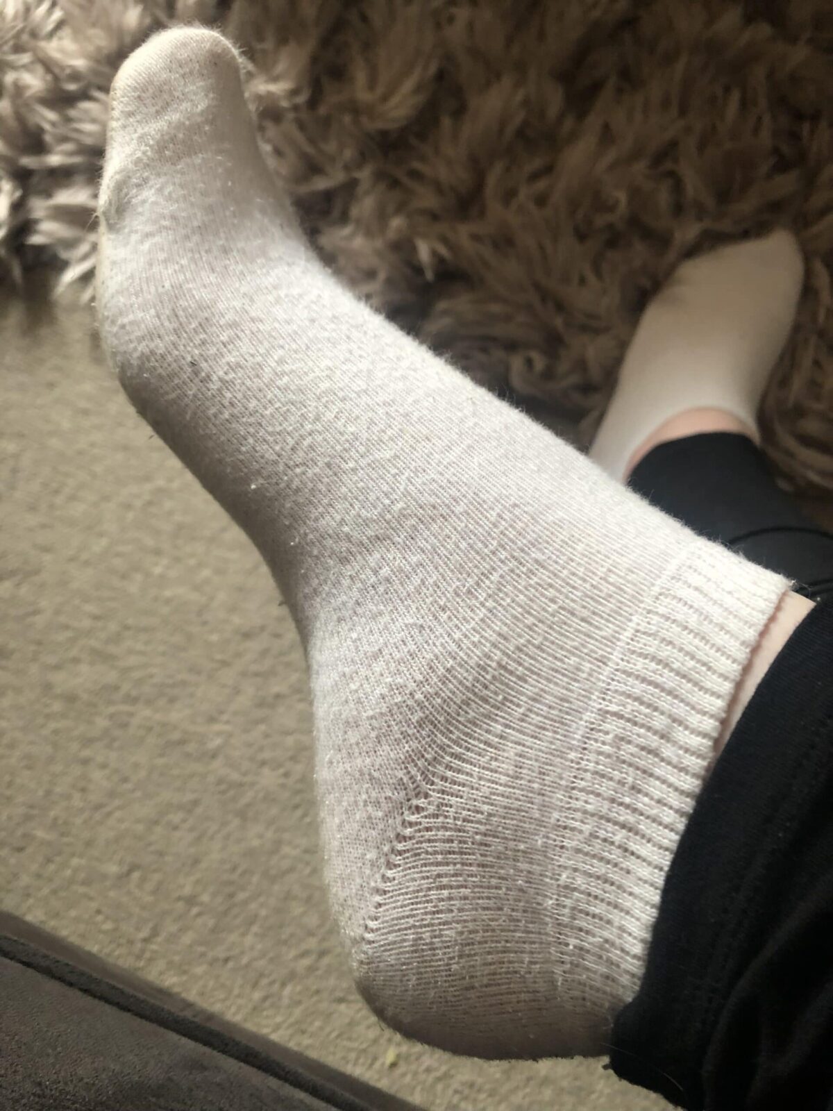 Women’s used white trainer socks - Knickery