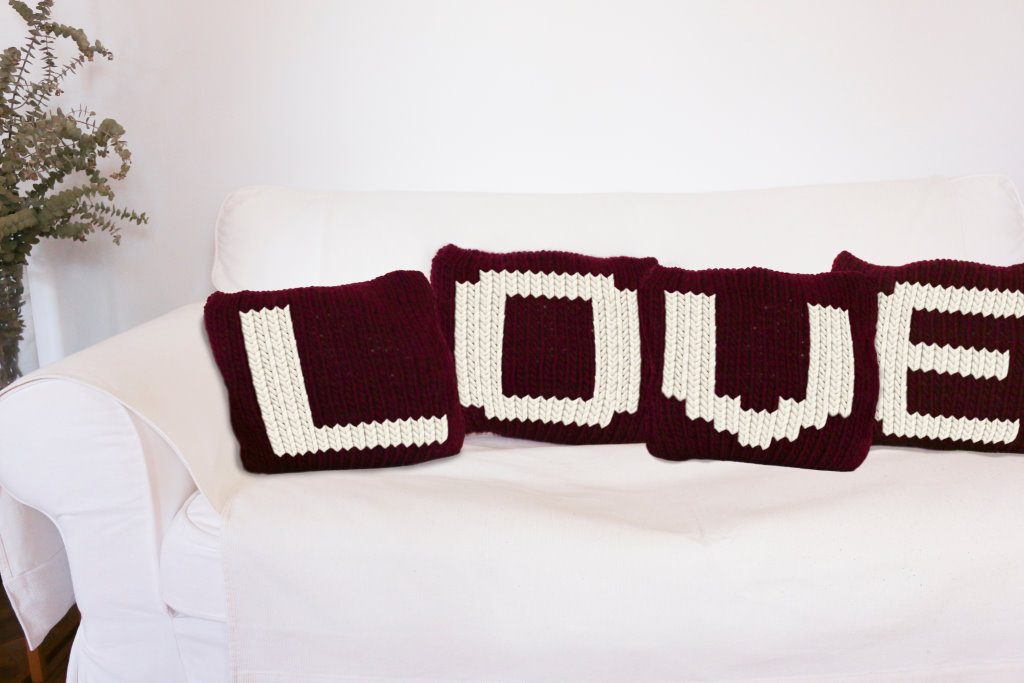 ABC Cushions from We Are Knitters - Throw pillows