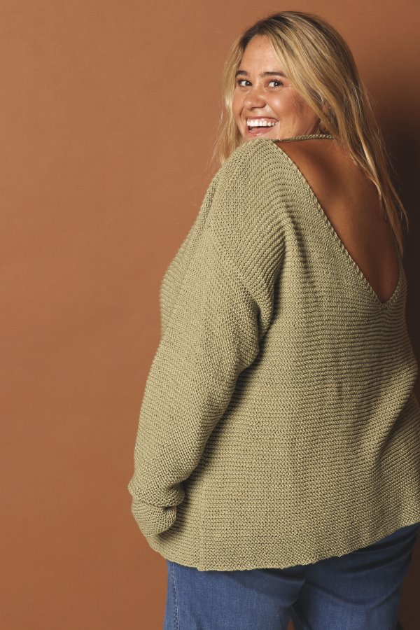 Silver Monk Sweater from We are Knitters - S to XXXL