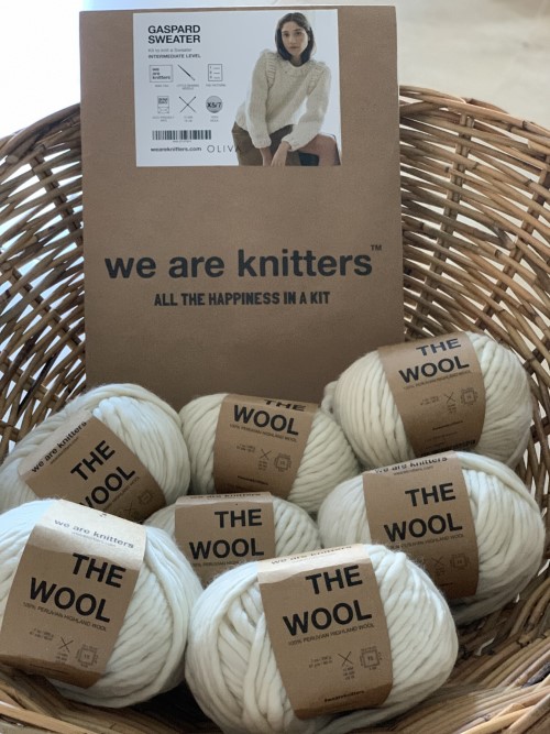 The wool skeins from We are Knitters