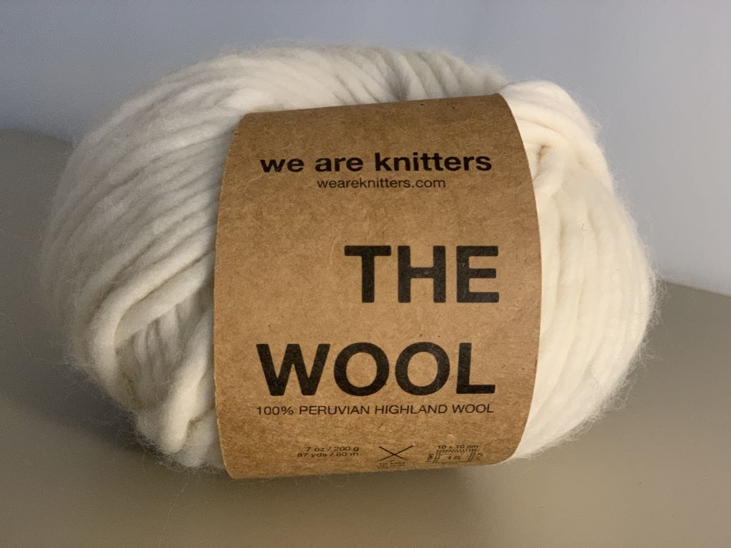 The Wool yarn in Neutral color