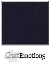 CraftEmotions linnenkarton 10 vel zwart 30,5cm