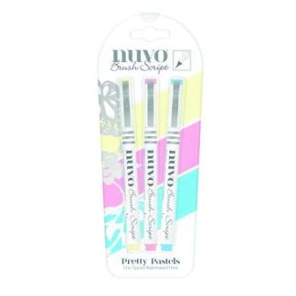 Nuvo brush script pens - pretty pastels