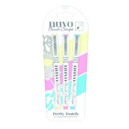 Nuvo brush script pens - pretty pastels