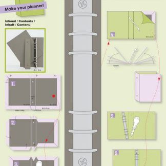 CraftEmotions Ringband Planner - DIY - basis voor papier A5