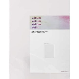 Vellum A4- White- 5pcs