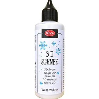 3-D-Tuben-Schnee White