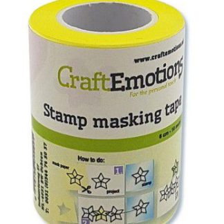 CraftEmotions stempel maskeer tape 6 cm - 7-5 meter